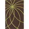 Dark Brown, Olive / 8' Square
