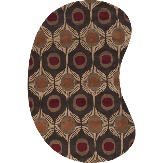Forum Rug - 1321 by Livabliss in khaki, peanut butter. Made from 100% wool in a unique style.