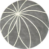 Ivory, Charcoal / 4' Round