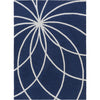Ivory, Dark Blue / 3' x 12'