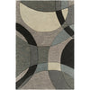 Taupe, Deep Teal, Charcoal, Black, Gray / 2' x 3'