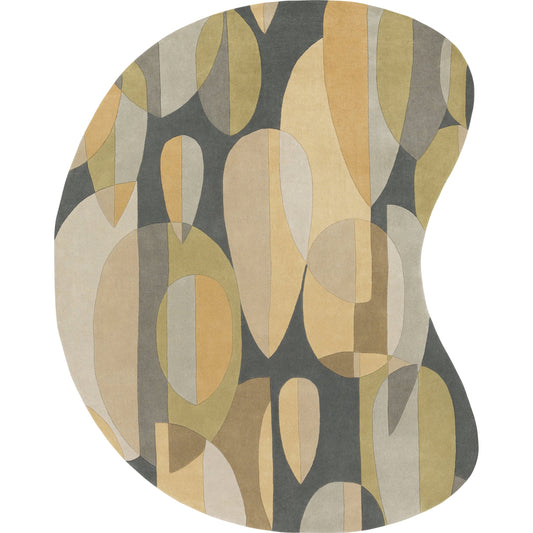 Forum Rug - 15555 by Surya in denim, sea foam, tan. Made from 100% wool in a unique style.