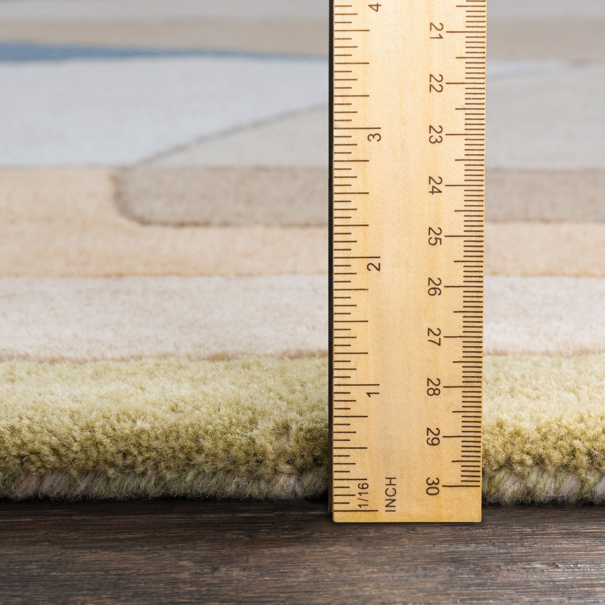 Forum FM-7197 Rug by Surya in deep teal, sage, slate, tan, light olive. Made from 100% wool in a unique style.