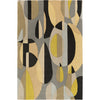 Black, Light Olive, Light Gray, Wheat, Charcoal, Light Beige / 9'9" Square