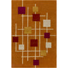Rust, Cream, Dusty Sage, Mustard, Fuchsia / 8' Round