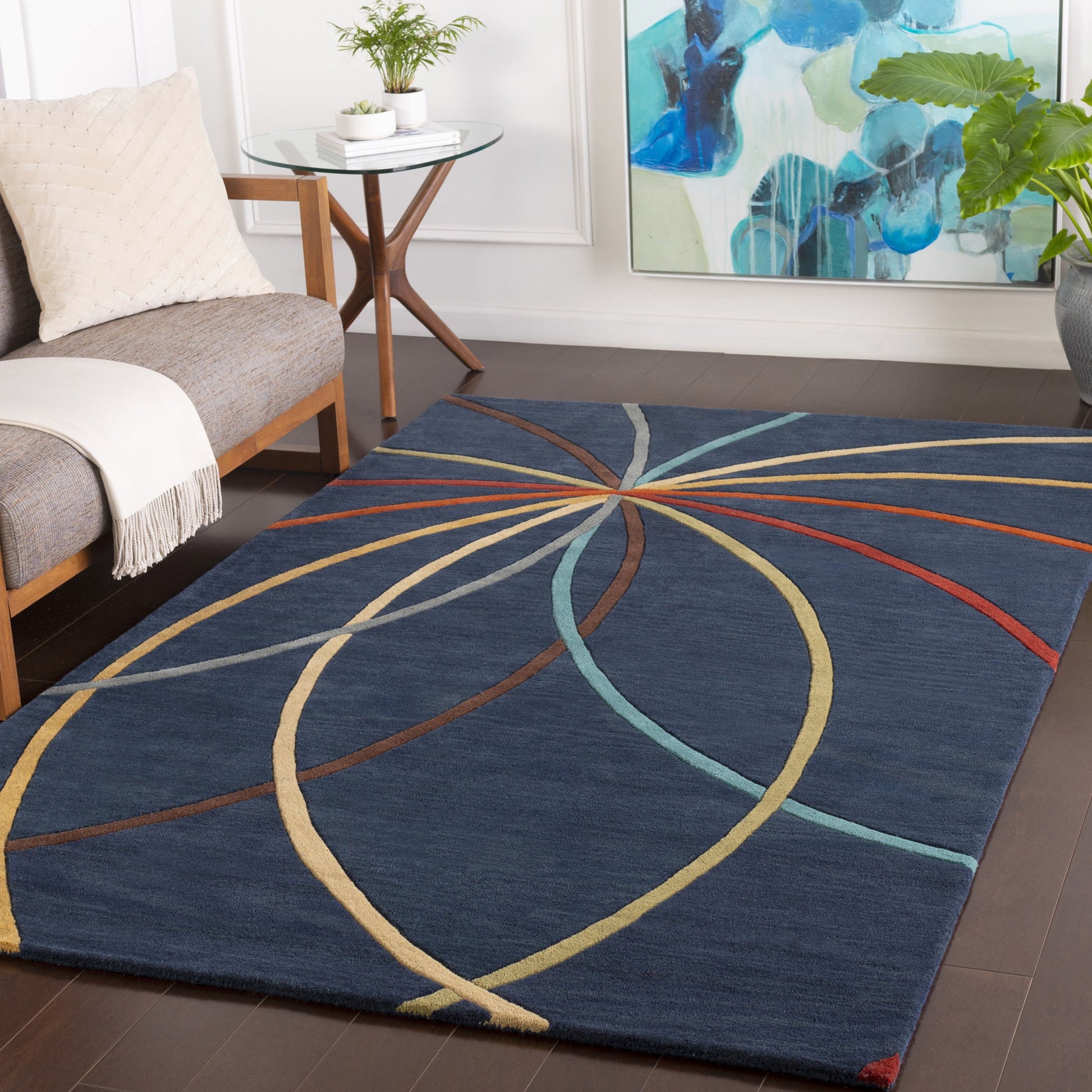 Forum Rug - 202 by Livabliss. Made from 100% wool in a unique style.