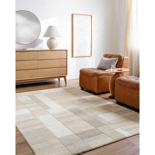 Forum Rug - 489115 by Livabliss in ivory, sandstone, taupe, beige, light gray. Made from wool in a unique style.