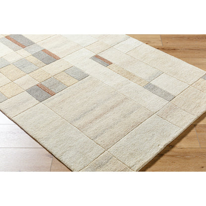 Forum Rug - 489127 by Livabliss in ash, pearl, khaki, sage. Made from wool in a unique style.