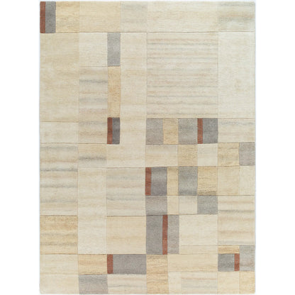 Forum Rug - 489127 by Livabliss in ash, pearl, khaki, sage. Made from wool in a unique style.