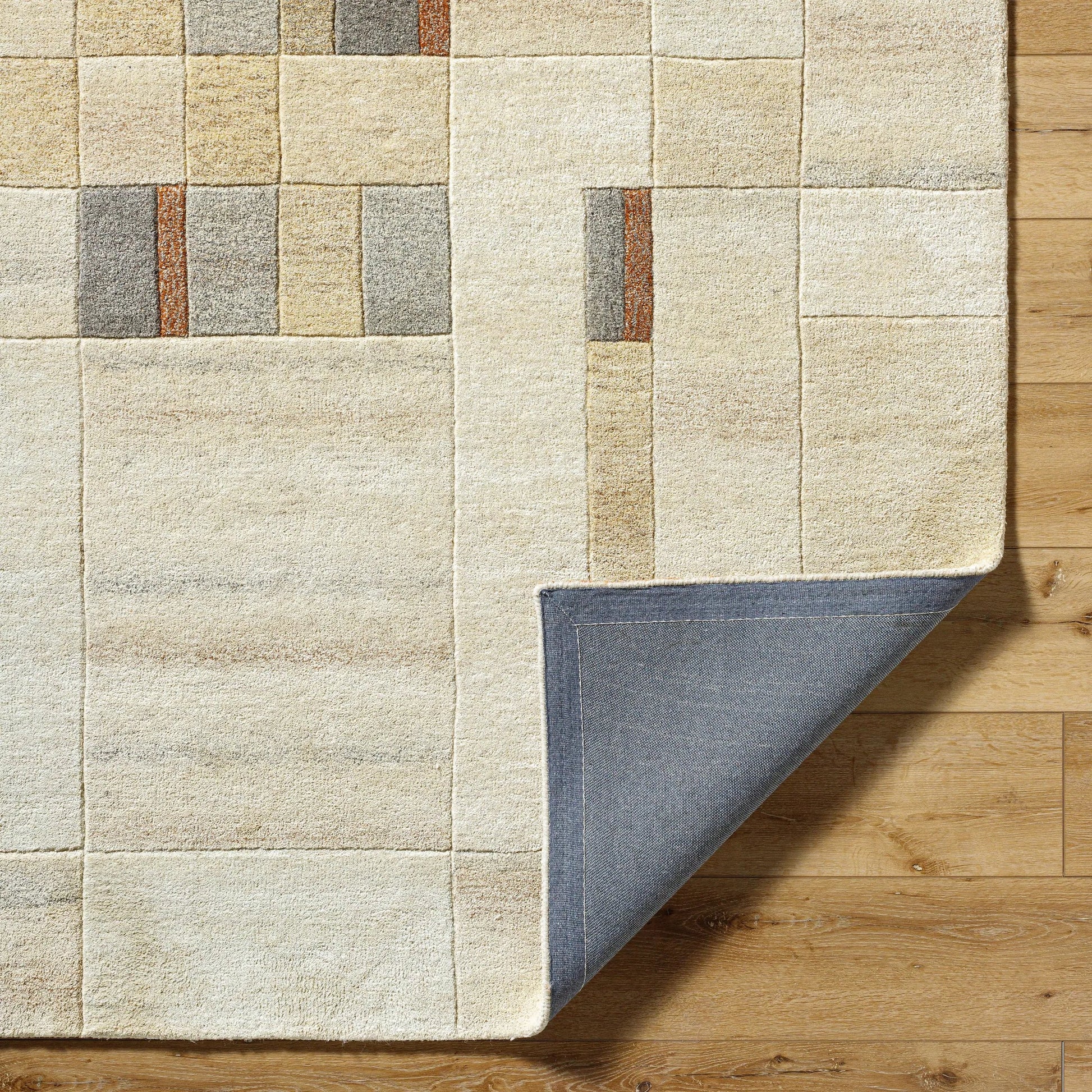 Forum Rug - 489127 by Livabliss in ash, pearl, khaki, sage. Made from wool in a unique style.
