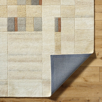 Forum Rug - 489127 by Livabliss in ash, pearl, khaki, sage. Made from wool in a unique style.