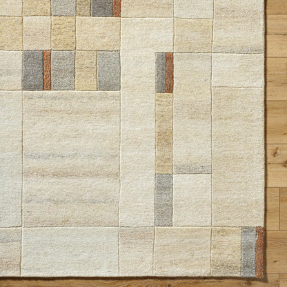 Forum Rug - 489127 by Livabliss in ash, pearl, khaki, sage. Made from wool in a unique style.