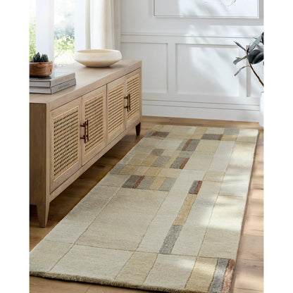 Forum Rug - 489127 by Livabliss in ash, pearl, khaki, sage. Made from wool in a unique style.