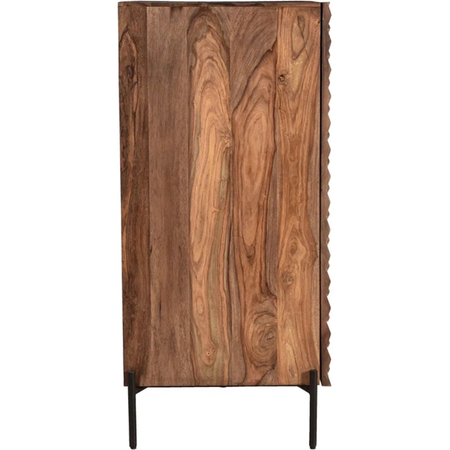 002 SI-2445157 | Additional Silo | Acres Bar Cabinet by World Interiors in brown and brownstone. Made from sheesham wood, iron in a transitional style.