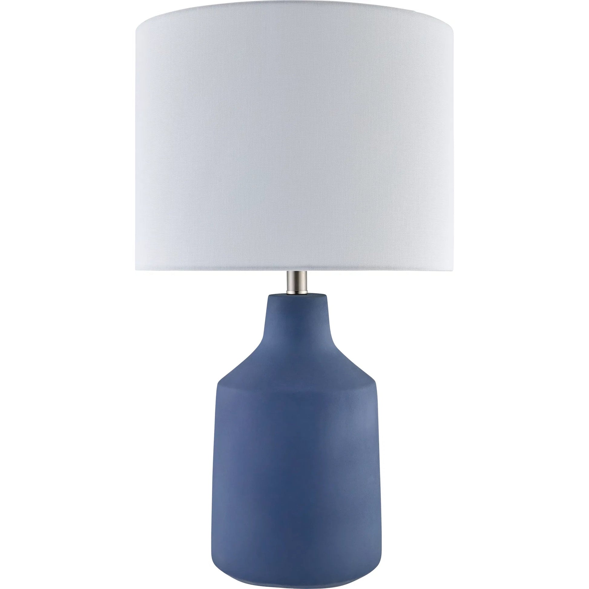 Foreman Accent Table Lamp by Livabliss. Made from cement, linen in a modern style.