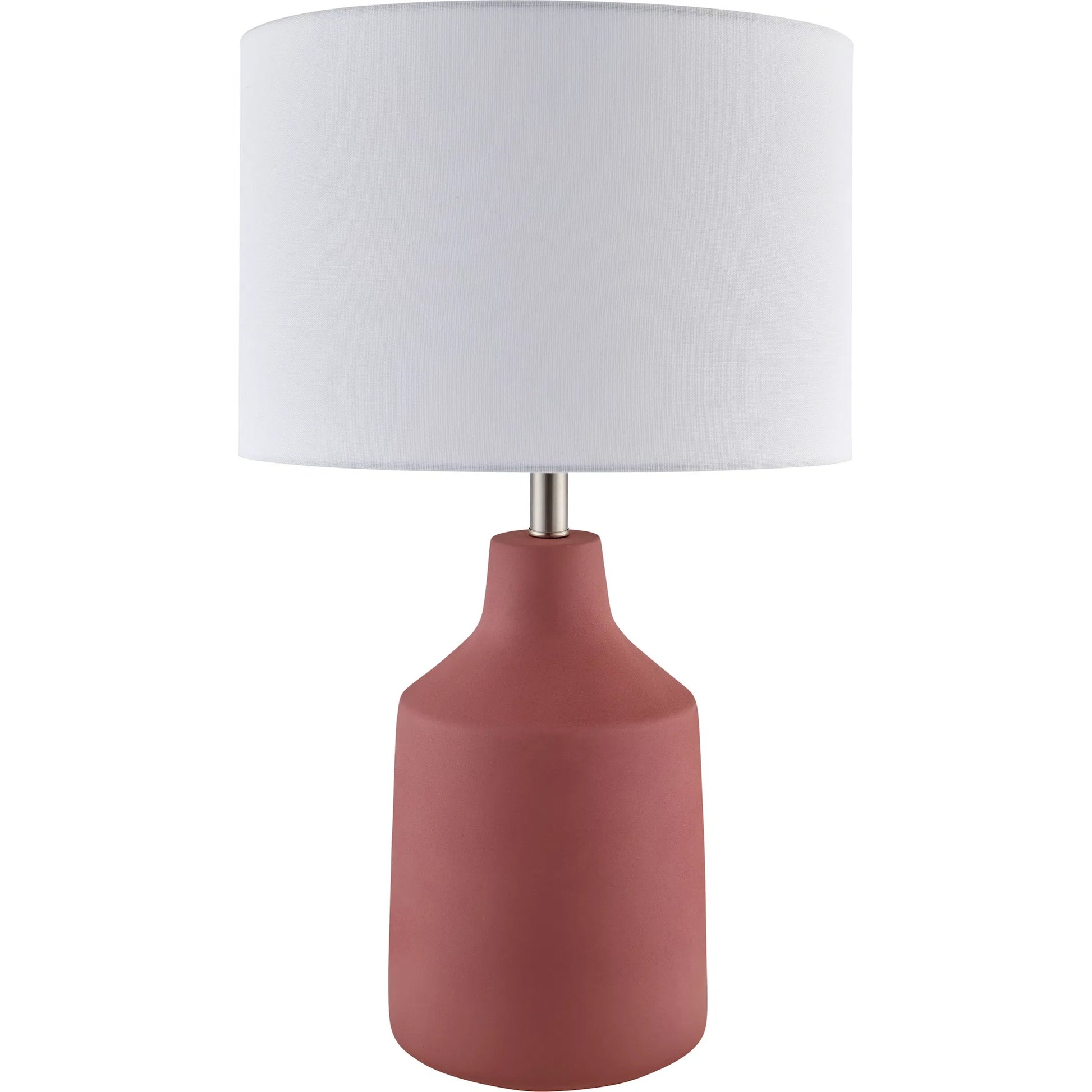 Foreman Accent Table Lamp by Livabliss. Made from cement, linen in a modern style.