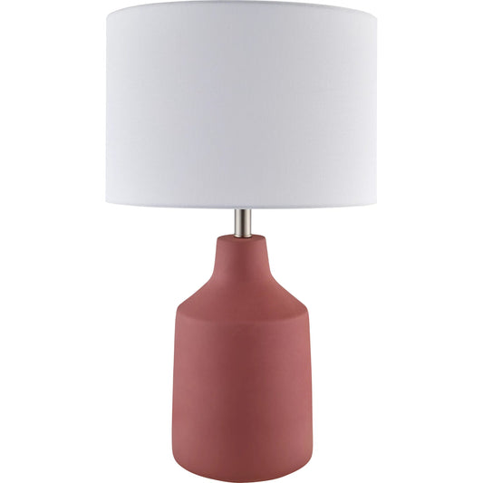 Foreman Accent Table Lamp by Livabliss. Made from cement, linen in a unique style.