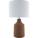 Foreman Accent Table Lamp by Livabliss. Made from cement, linen in a modern style.