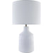 Foreman Accent Table Lamp by Livabliss. Made from cement, linen in a modern style.