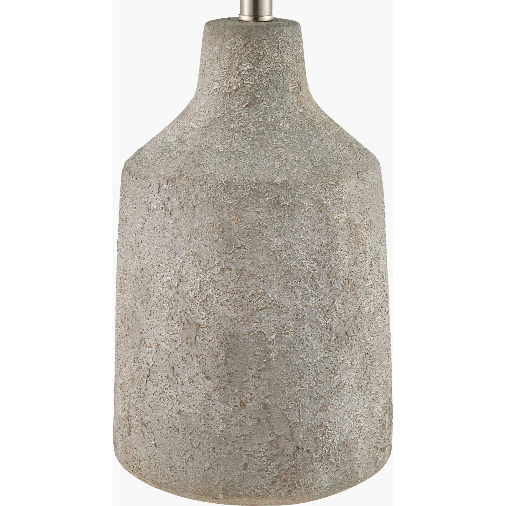Foreman Accent Table Lamp by Livabliss. Made from cement, linen in a modern style.