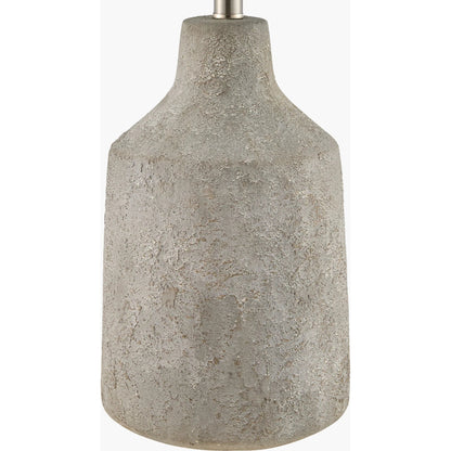 Foreman Accent Table Lamp by Livabliss. Made from cement, linen in a modern style.
