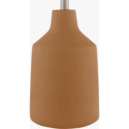 Foreman Accent Table Lamp by Livabliss. Made from cement, linen in a modern style.