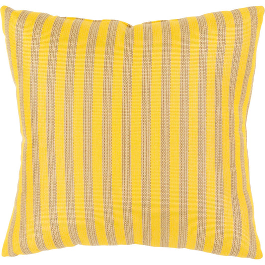 Finn Pillow - 33730 by Surya in sunflower, beige. Made from front: 100% acrylic in a modern style.
