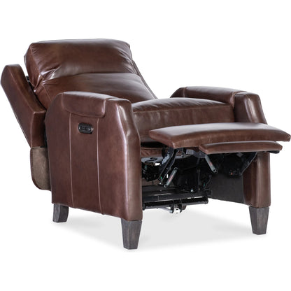 Nelson Power Recliner with Power Headrest by Hooker Furniture in dark wood. Made from unique in a traditional style.