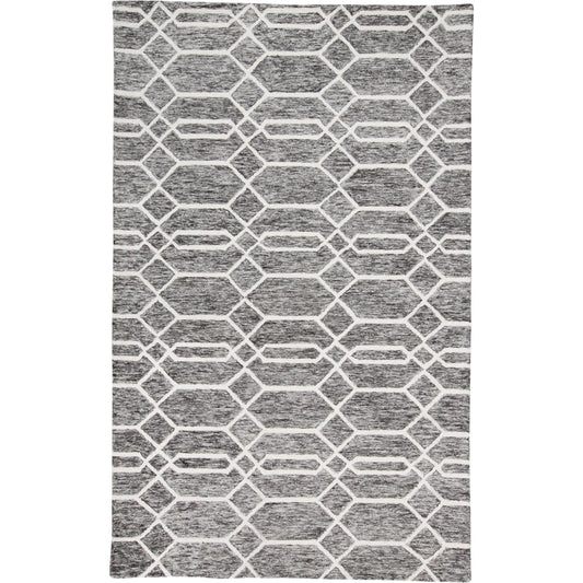 Belfort Transitional Trellis & Lattice Rug - 8777F by Feizy. Made from wool in a unique style.