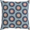 Denim, Navy, Aqua, Cream, Bright Pink, Bright Orange / Down Feather / 18 x 18 x 4