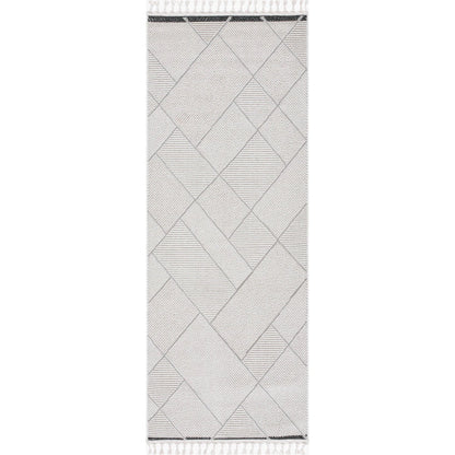 Finland Rug - 32663 by Livabliss in cream, black. Made from main: 100% polyester in a unique style.