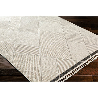 Finland Rug - 32663 by Livabliss in cream, black. Made from main: 100% polyester in a unique style.