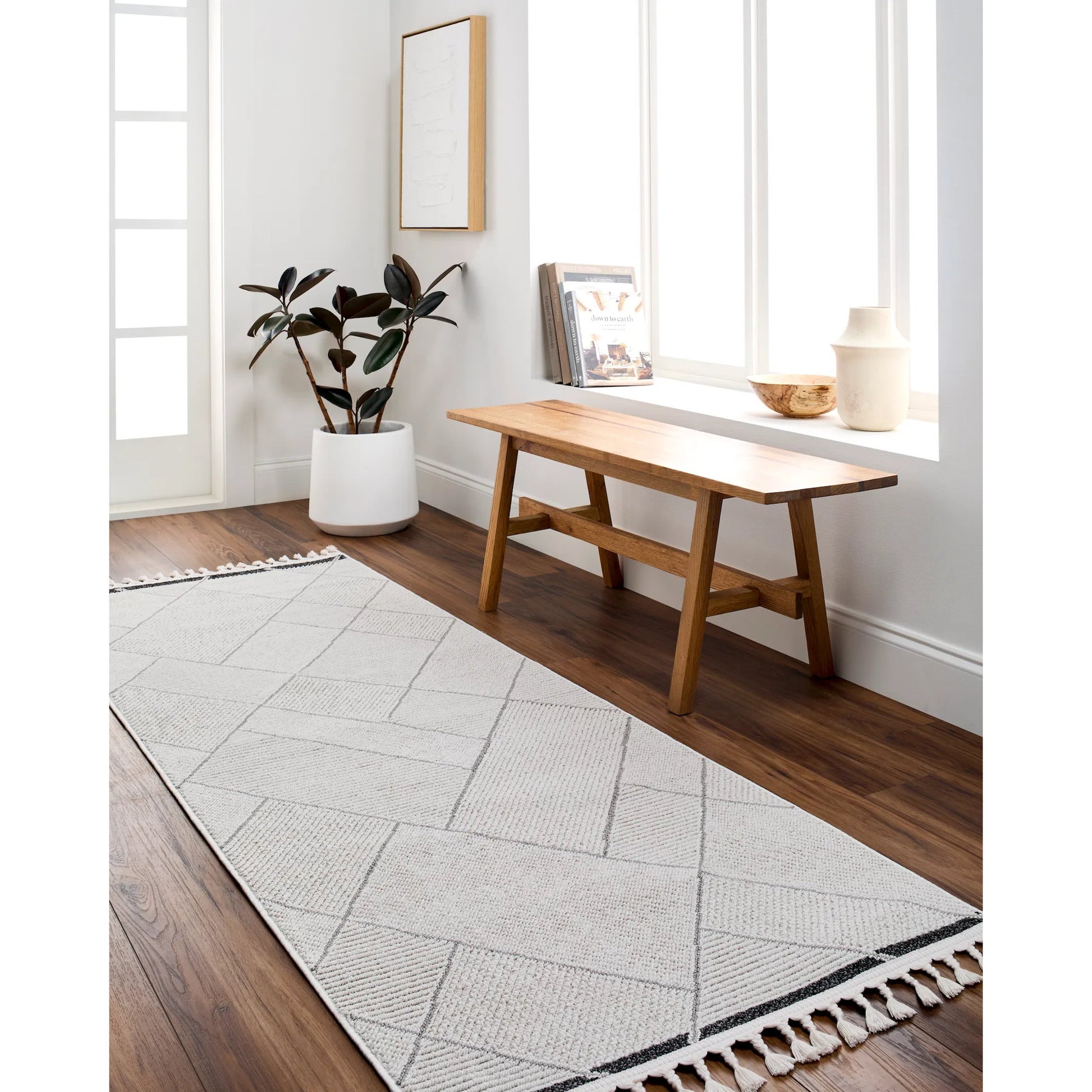 Finland Rug - 32663 by Livabliss in cream, black. Made from main: 100% polyester in a unique style.