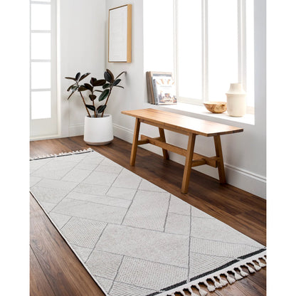 Finland Rug - 32663 by Livabliss in cream, black. Made from main: 100% polyester in a unique style.