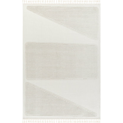 Finland FND-2306 Rug by Livabliss in cream. Made from main: 100% polyester in a unique style.