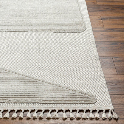 Finland FND-2306 Rug by Livabliss in cream. Made from main: 100% polyester in a unique style.