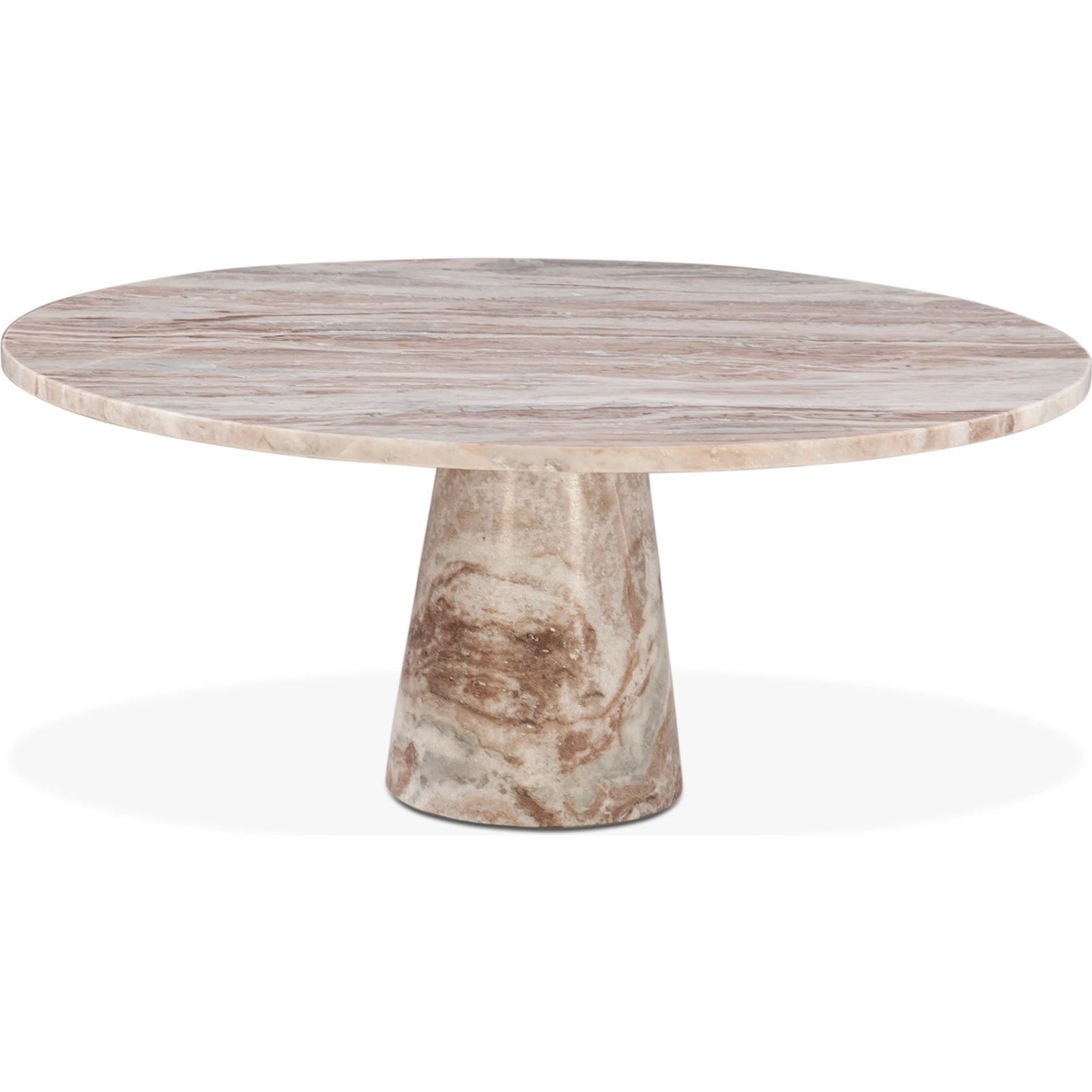 001 SI-2445236 | Primary Silo | Giza 38" Coffee Table by World Interiors in brown and toronto marble. Made from marble in a unique style.