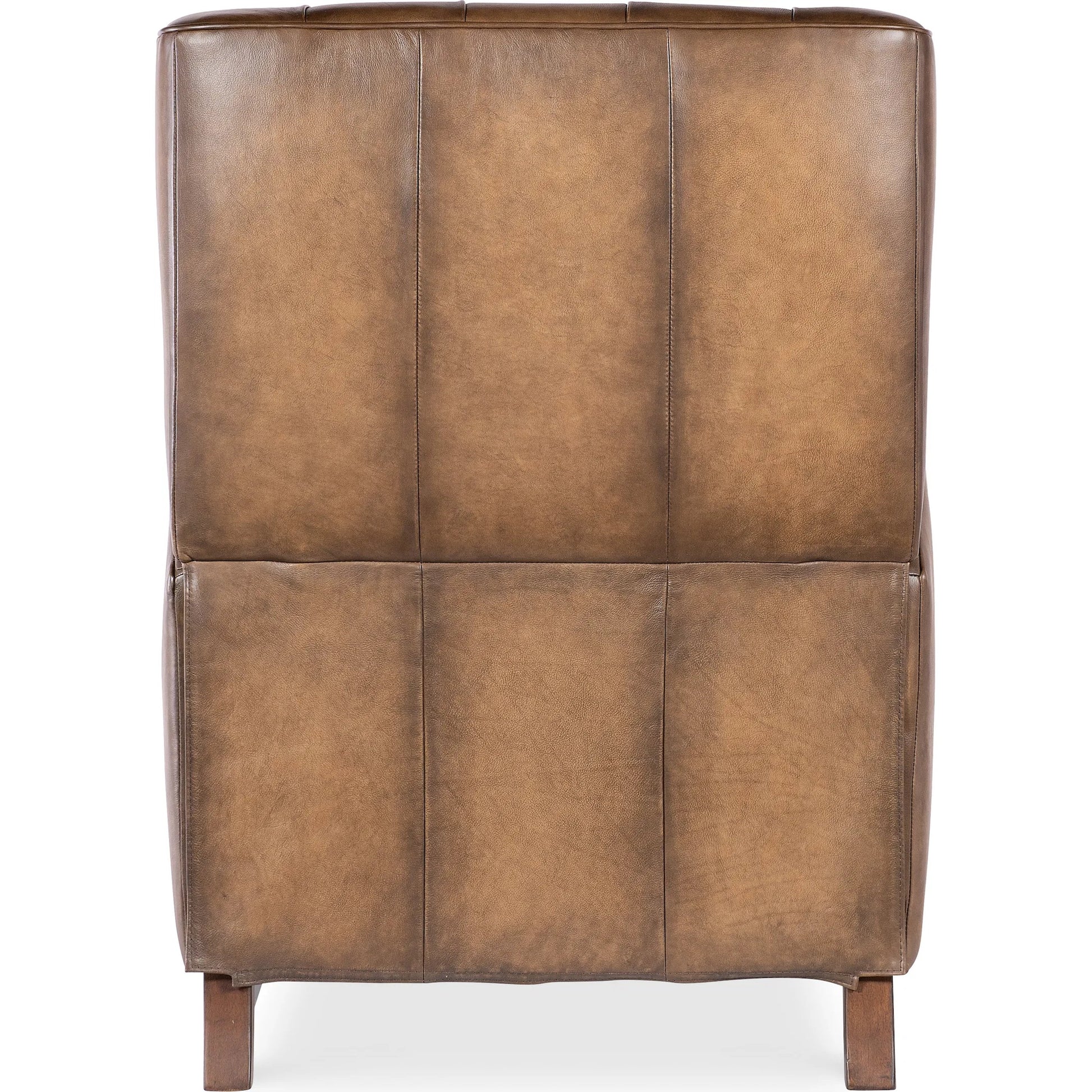 Henderson Press Back Recliner by Hooker Furniture in dark brown. Made from unique in a traditional style.