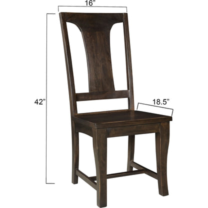 Toulon Dining Chair by World Interiors. Made from mango wood in a modern style.