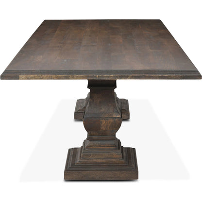 Toulon 84" Dining Table by World Interiors. Made from mango wood in a traditional style.
