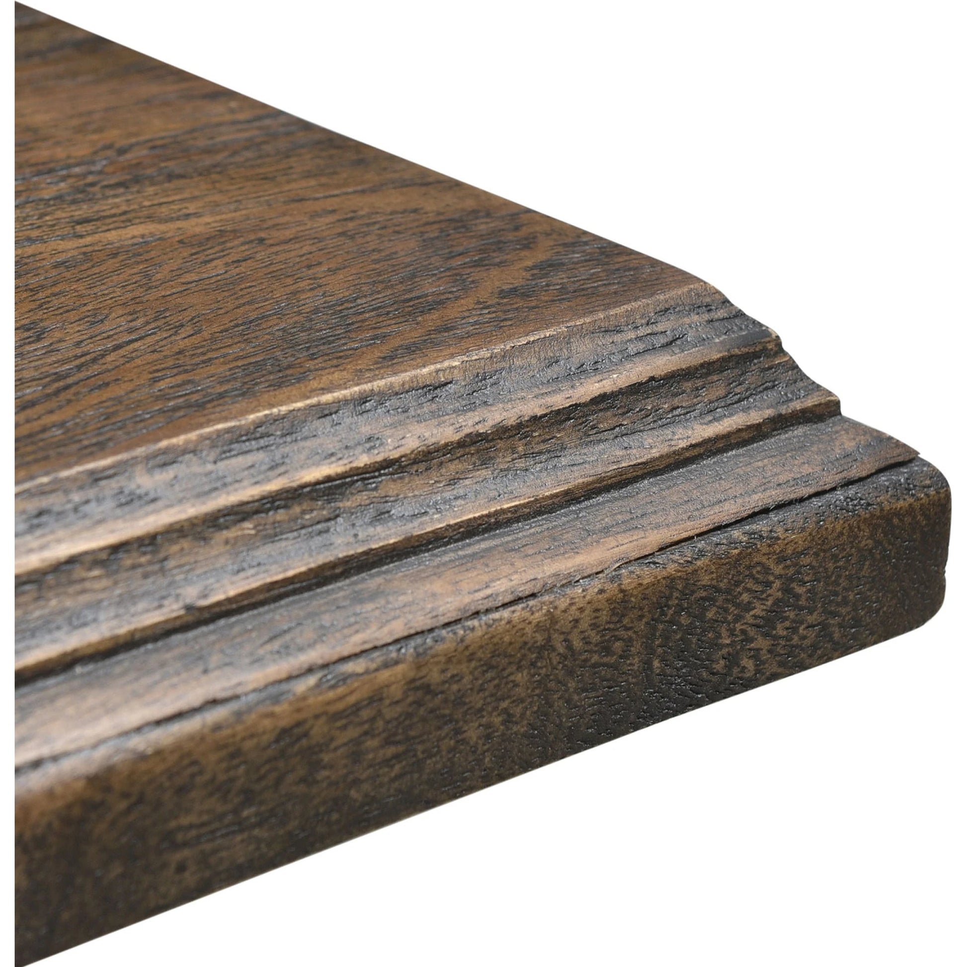 Toulon Weathered Mango Dining Table by World Interiors in weathered mango. Made from mango wood in a traditional style.