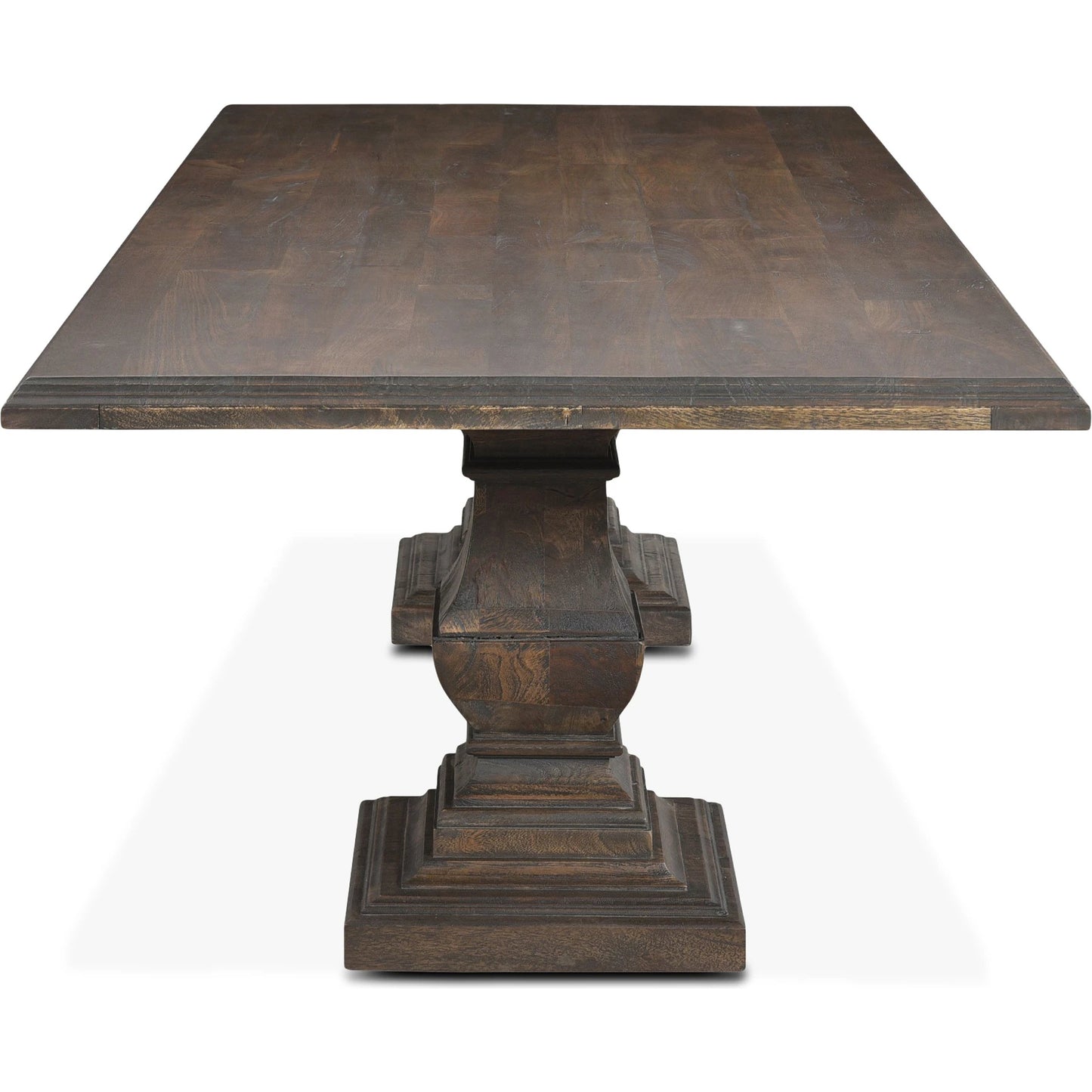 003 SI-2065606 | Additional Silo | Toulon Weathered Mango Dining Table by World Interiors in weathered mango. Made from mango wood in a traditional style.
