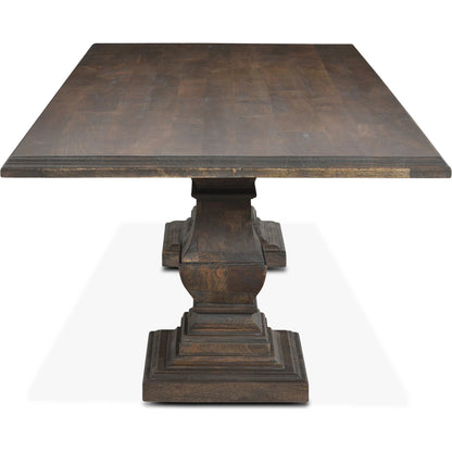 Toulon Weathered Mango Dining Table by World Interiors in weathered mango. Made from mango wood in a traditional style.