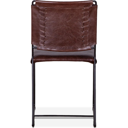 Melbourne Dining Chair by World Interiors in powder coated black. Made from unique in a unique style.
