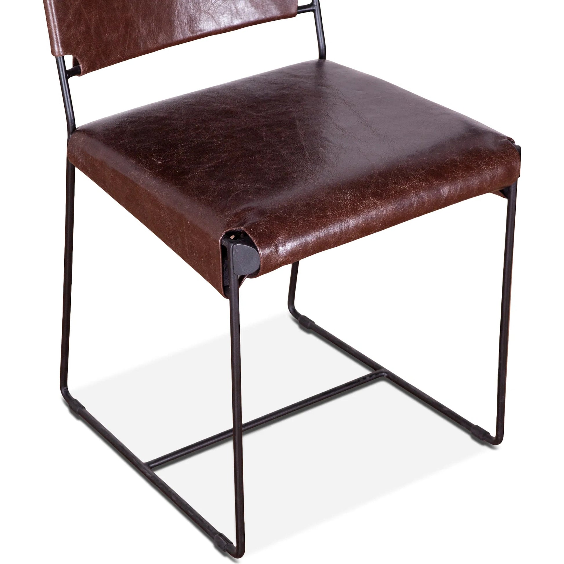 Melbourne Dining Chair by World Interiors in powder coated black. Made from unique in a unique style.