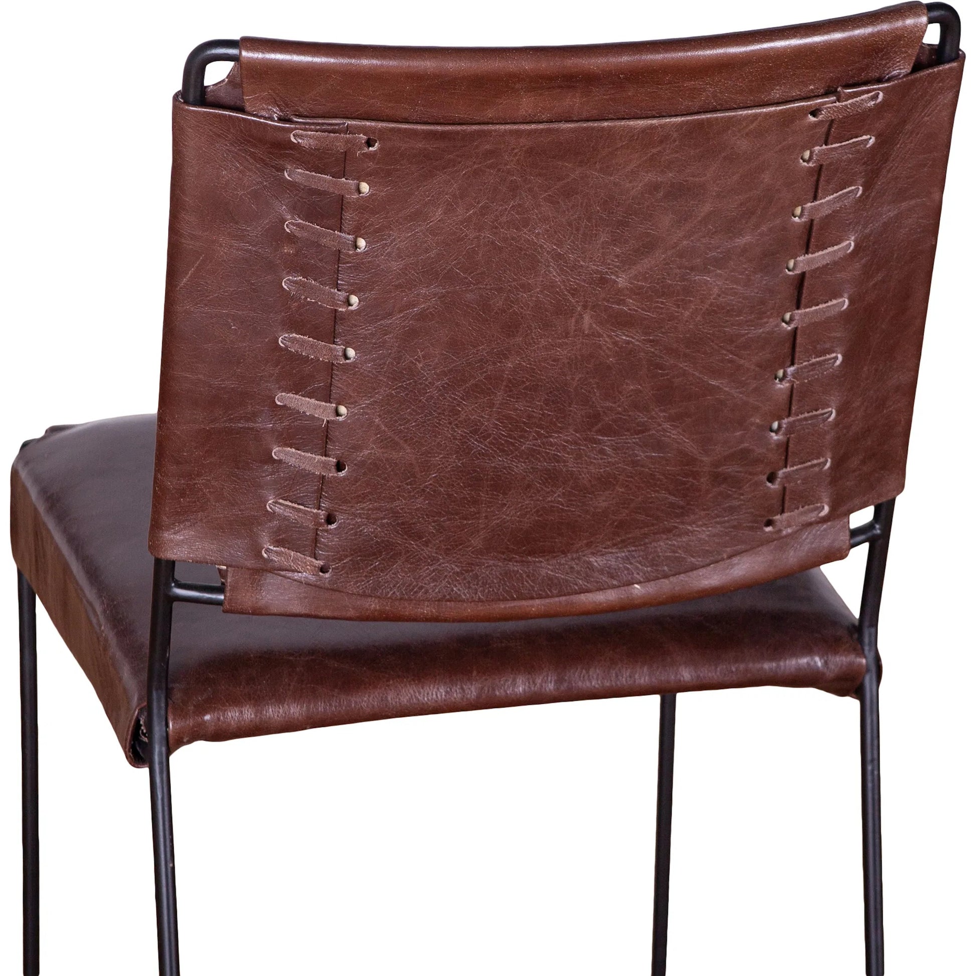 Melbourne Dining Chair by World Interiors in powder coated black. Made from unique in a unique style.