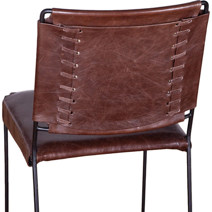 Melbourne Dining Chair by World Interiors in powder coated black. Made from unique in a unique style.