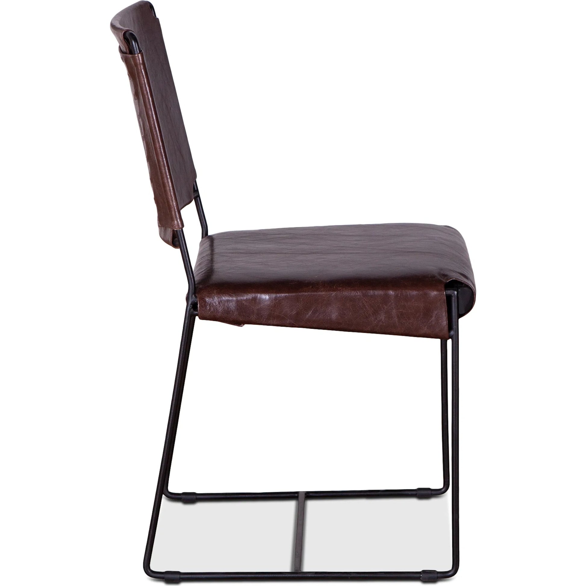 Melbourne Dining Chair by World Interiors in powder coated black. Made from unique in a unique style.