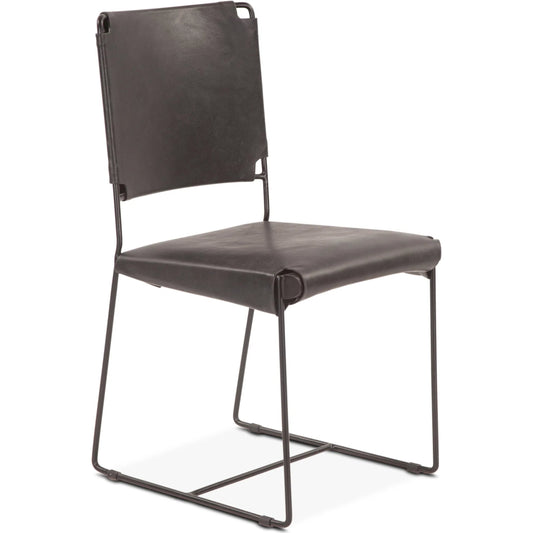 Melbourne Dining Chair (Set of 2) by World Interiors in powder coated black. Made from unique in a unique style.