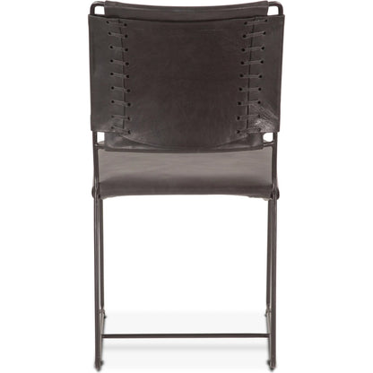 Melbourne Dining Chair by World Interiors in powder coated black. Made from unique in a unique style.